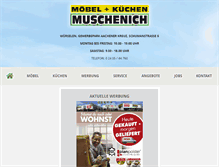 Tablet Screenshot of moebel-muschenich.de